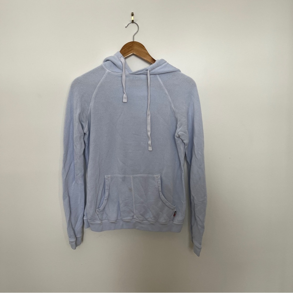 FREECITY Life Nature Love Light Blue Hoodie Size 1/ Small